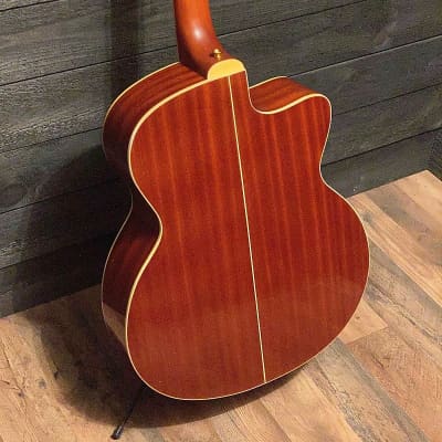 Wood Song Left Handed Jumbo Natural JC Acoustic Guitar w/ Gig Bag image 3