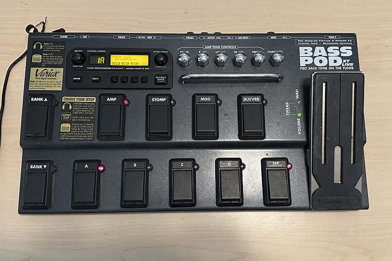 ベース LINE6 BASS POD XT LIVE AMP SIMLATOR Line 6 Bass POD xt Live Multi-Effect and Amp Modeler | Reverb