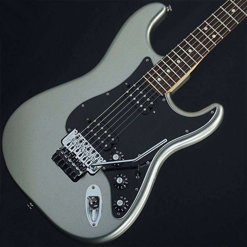 Fender MEX [USED] Blacktop Stratocaster HH Floyd Rose (Titanium Silver)  [SN.MX13346651]