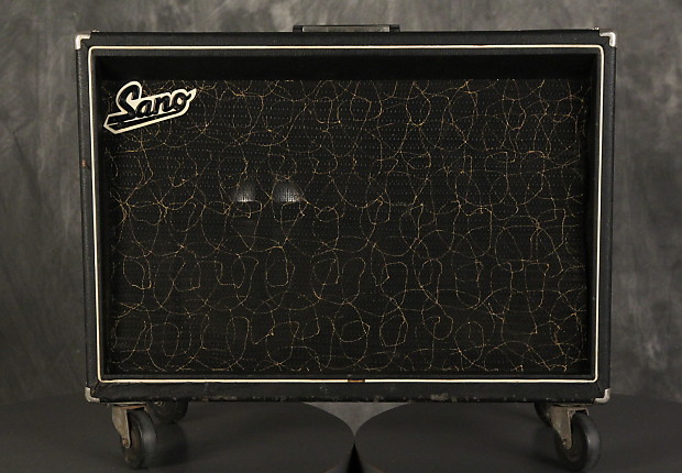 Sano Supersonic Tube Amp amplifier 1X12 + 2X8 speakers 1967 Black image 1