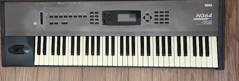 Korg N364 61-Key Music Workstation with softbag and pedal