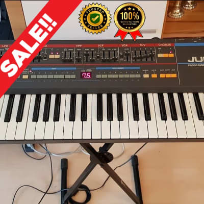 Roland Juno 106 ✅ 61-Key Programmable Polyphonic ✅RARE from ´80s✅ Synthesizer / Keyboard ✅ Cleaned & Full Checked✅ Roland Juno-106✅ Roland Juno 60  little Brother image 1