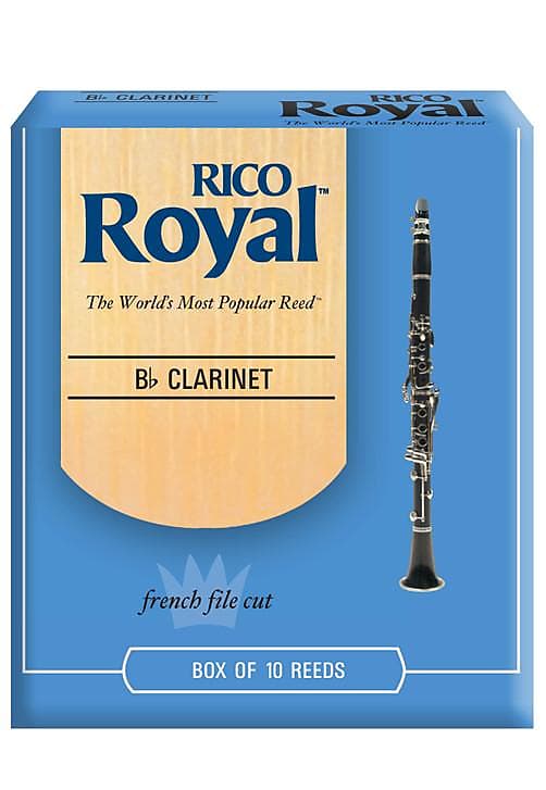Royal by D'Addario Bb Clarinet Reeds, Strength 1.5, 10-pack image 1