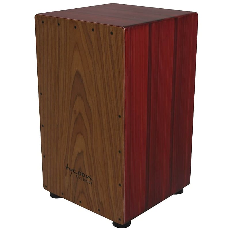 Tycoon Percussion 29 Artist Hand-Painted Series Cajon w/Red Body image 1