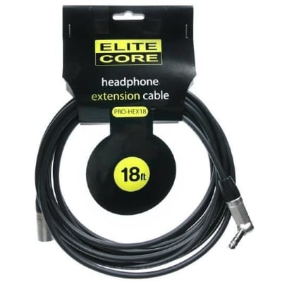 Elite Core 18' Headphone Extension Cable & VC Beltpack for Studio or Personal Monitor Mixers image 2