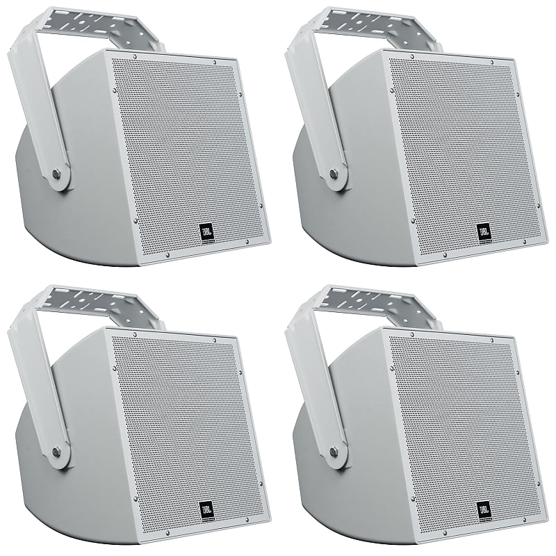 (4) JBL AWC129 12&quot; 200w Indoor/Outdoor 70V Surface Mount Commercial Speakers  			