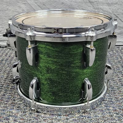 Pearl Masters Custom MMX Shell Kit 10-12-14-22 Late 1990s-Early 2000s - Emerald Green image 8