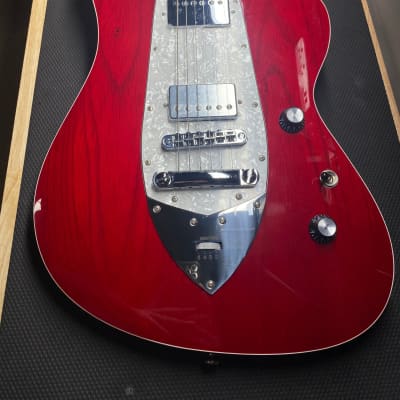Tagima Jet Blues Rocker Deep Red Electric Guitar image 2