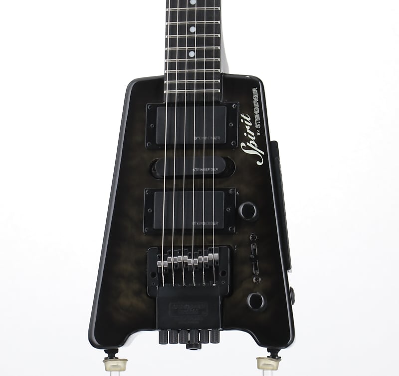 Spirit By Steinberger GT PRO Quilt Top Deluxe Trans Black (S/N:18041515116)  (06/19)