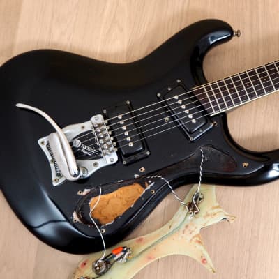 1964 Mosrite Ventures Model Vintage Electric Guitar Black, Vibramute w/ Case image 21