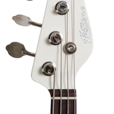 K-Line Junction Bass Olympic White w/Matching Headstock image 11