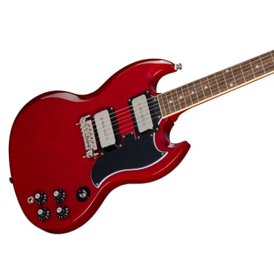 Epiphone Tony Iommi "Monkey" SG Special Guitar w/ Hardshell Case - Vintage Cherry image 4