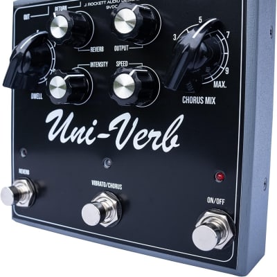 J Rockett Audio Designs Uni-Verb Pedal, Black (UV 9520-052) image 2