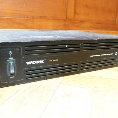 Work SP2800 Professional Stereo Amplifier Black image 3