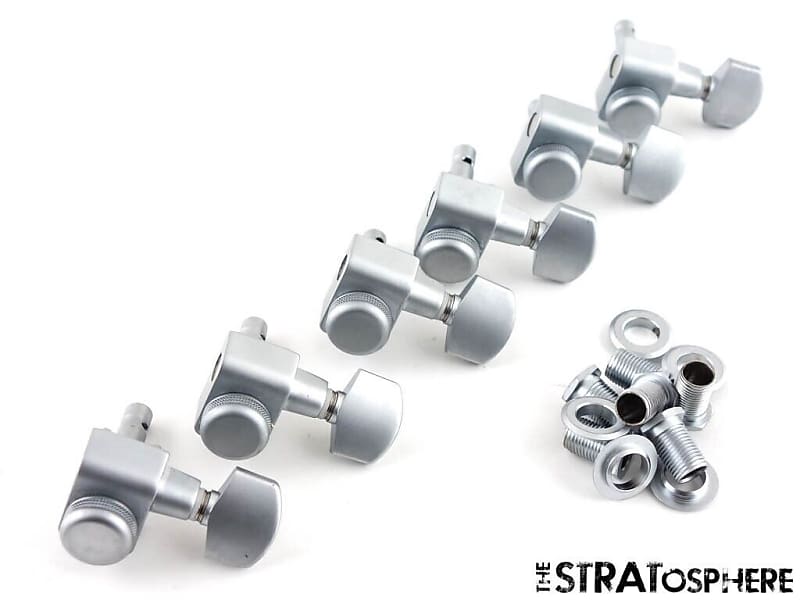 SCHALLER Brushed Chrome LOCKING TUNERS, from Fender Jeff Beck Reverb