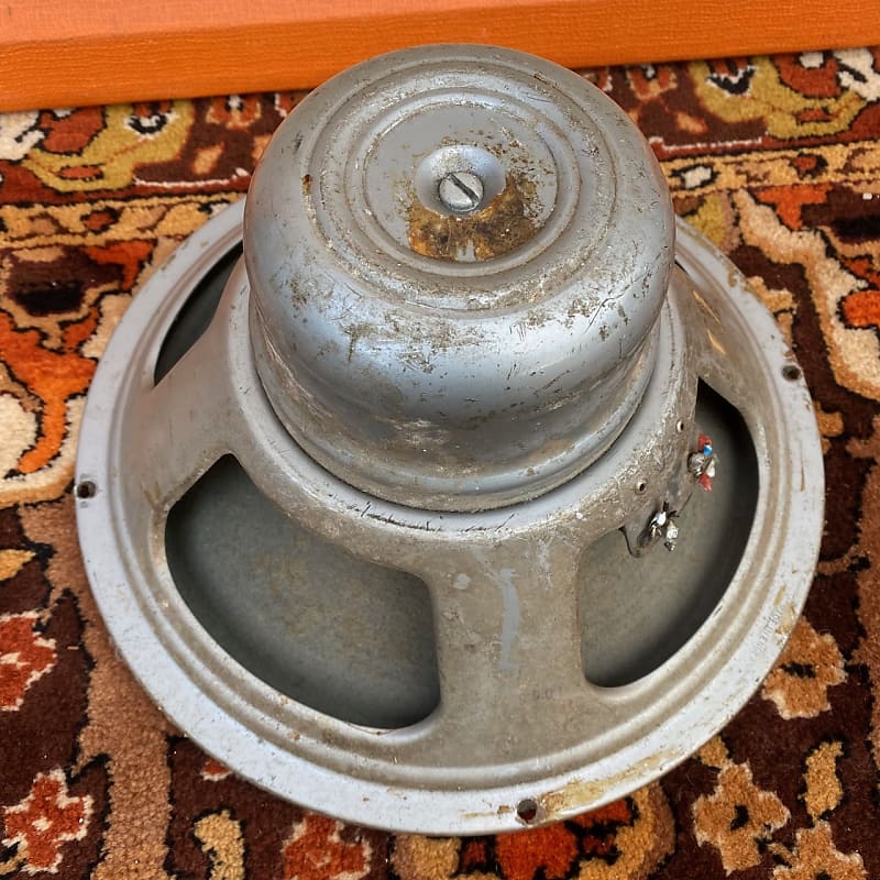 Vintage 1966 Celestion Vox G12 Silver Alnico 12" Speaker Reverb