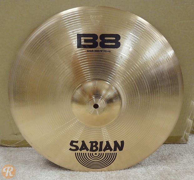 Sabian 18" B8 Crash Ride Cymbal image 1