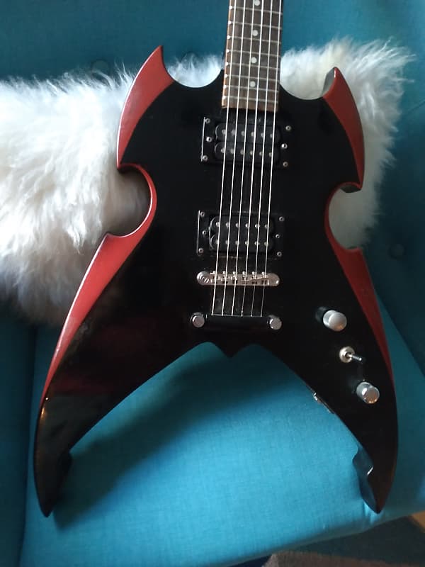 Refreshed KISS Silvertone Paul Stanley Apocalypse PSAP1 2003 Metallic  Black/Red