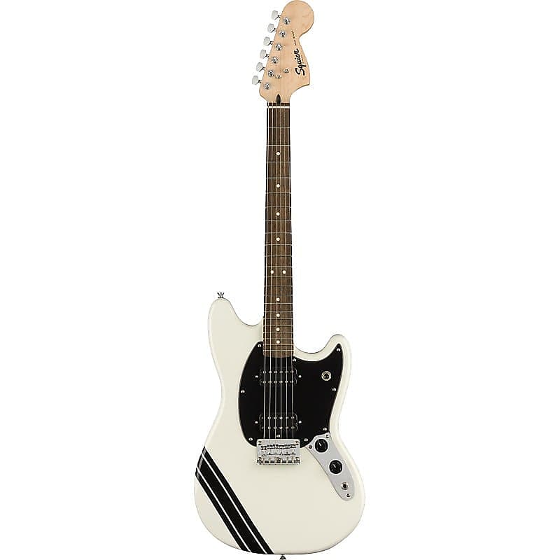 得価高品質◎レア！Squier FSR Bullet Competition Mustang HH Graffiti Yellowエレキギター ムスタング フェンダー