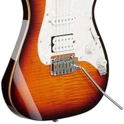 Michael Kelly 1963 Tobacco Burst Electric Guitar H/S/S Ebony Fretboard MK63STSERB image 3
