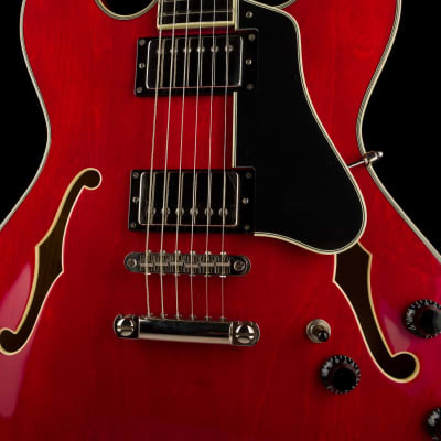 Used Eastman T386-RD Thinline Semi-Hollow Red with OHSC image 6