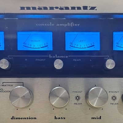 Marantz Model 4140 70 watts  Solid-State Integrated Amplifier 1973 - 1977 - Silver with MetalCase image 6