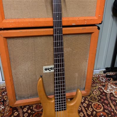 Vintage Hohner Professional B Bass V 5 String Thru Neck Active Guitar image 7