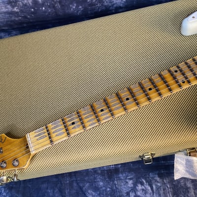 NEW ! Fender 2023 Fender Custom Shop LTD 56 Stratocaster Super Heavy Relic - Aged India Ivory - Authorized Dealer - 7.5lbs - G02583 image 10