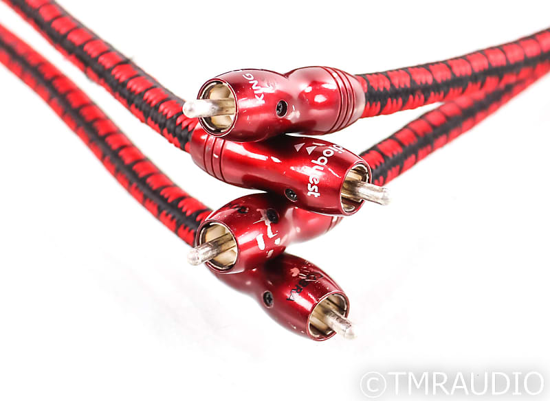 AudioQuest King Cobra RCA Cables; 10.5m Pair Interconnects | Reverb