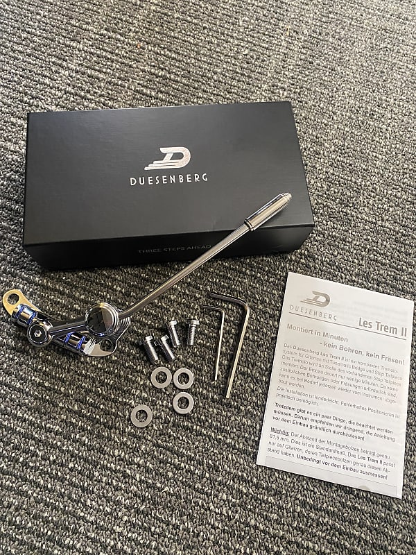 Duesenberg Les Trem II Chrome Bigsby Reverb