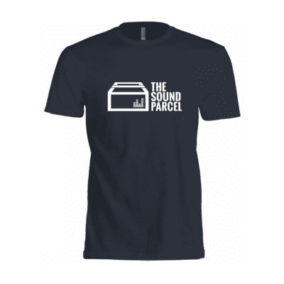 The Sound Parcel Men's T-Shirt - Medium / Indigo Blue imagen 1