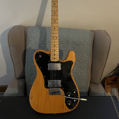 Fender Telecaster Deluxe With Factory Tremelo 1974 Black | Reverb