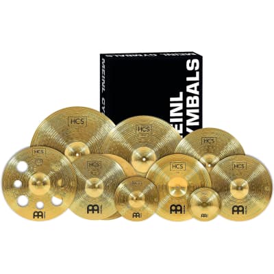 Meinl Cymbals HCS Ultimate Cymbal Set Box with Free 16” Trash Crash image 1