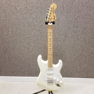 Squier  Stratocaster 70s Reissue SQ Series  1983-84 Olympic White V-Mod pickups image 2