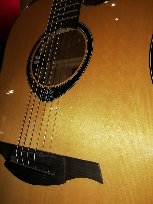LAG Guitars Tramontane T66D Dreadnought Acoustic Guitar | Reverb