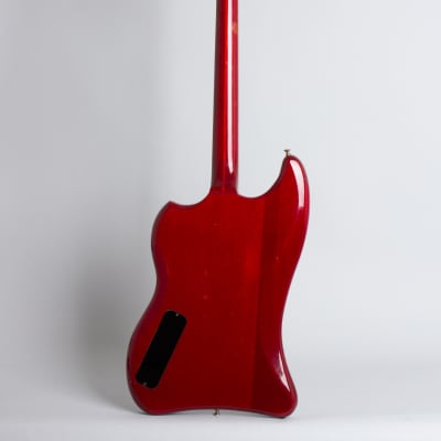 Guild  Jet Star Solid Body Electric Bass Guitar (1966), ser. #SD-179, original grey hard shell case. image 2