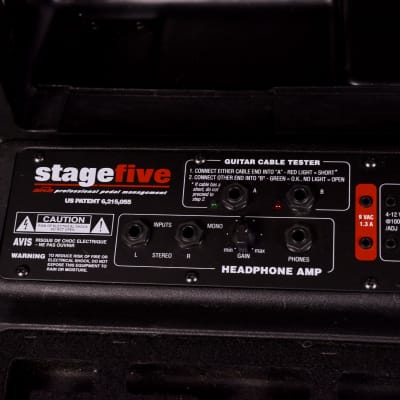 SKB Stage-Five Electric Guitar Powered Effect Buffer Preamp Pedal Board w/CASE image 4