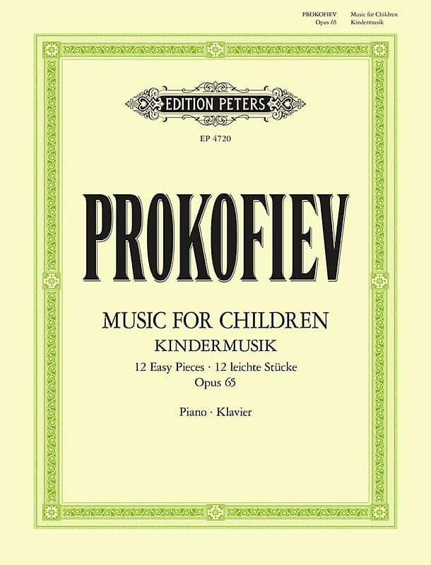 Prokofiev: Music for Children - 12 Easy Pieces Op. 65 | Reverb UK