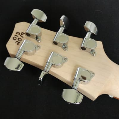 Lomic AP-1 Orange Offset USA Hand-Made Bolt-on Guitar image 7