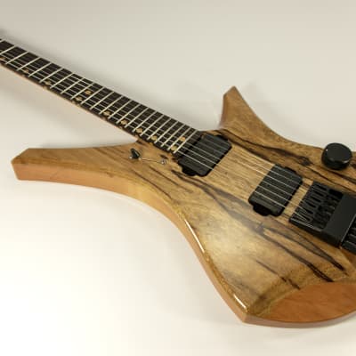 Downes Guitars Model 101H - Black Korina top headless 6-string image 6