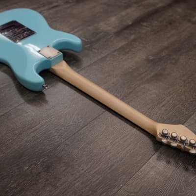 AIO S4 Electric Guitars - Sonic Blue w/ Gator GC-Electric-A Case image 12