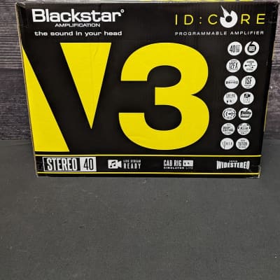 Amplificatore per chitarra elettrica BLACKSTAR ID CORE 40 V3 Digitale  stereo 2x20 Watts con effetti