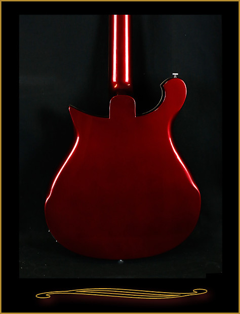 Rickenbacker 660 with Mastery Bridge Installed Ruby Red | Reverb