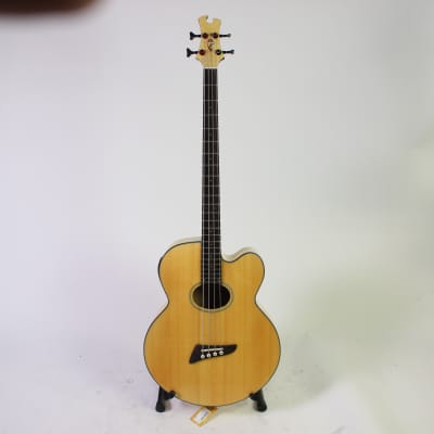 Used Tobias TOBY PRO 4CE Acoustic Bass Guitar Natural image 5