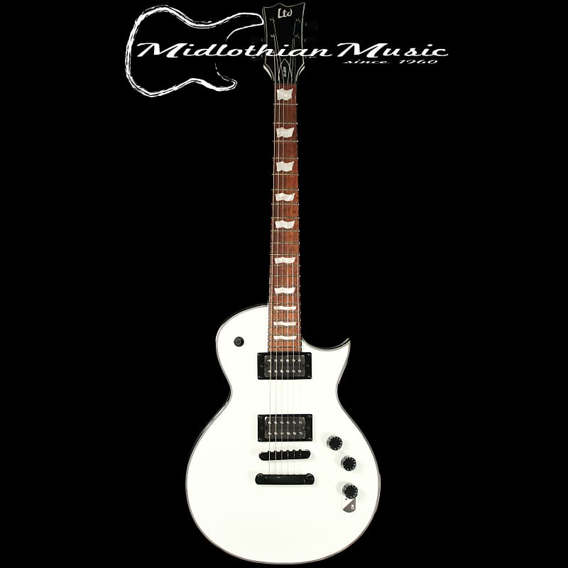 ESP LTD Eclipse EC-256 Electric Guitar - Snow White Gloss Finish image 1