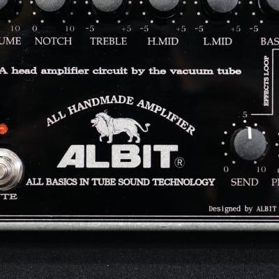 Albit A1BP Pro Mark II Hybrid Bass preamp Black Made in