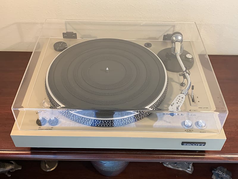 H.H. Scott PS67A Turntable New Dustcover! ADC Cart Reverb