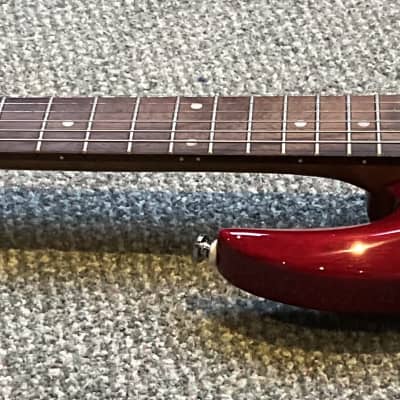DV Mark Electric Travel Guitar, full scale, compact, professional guitar Mid 2000s - Red for sale