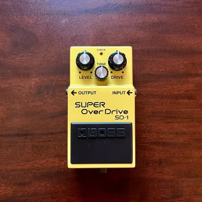 VINTAGE BOSS SD-1 SUPER OVERDRIVE 1998 RARE JRC455DD CHIP BROWN CIRCUIT  BOARD HAND WIRED NO MODS | Reverb