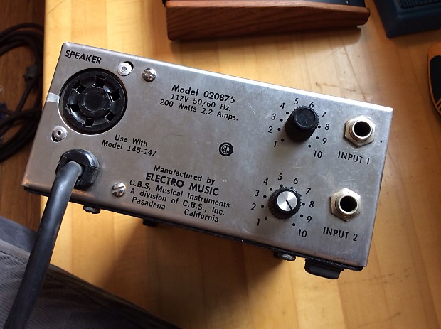 Leslie Combo preamp pedal 1967 for 25/ 45/ /145/ 147 leslie